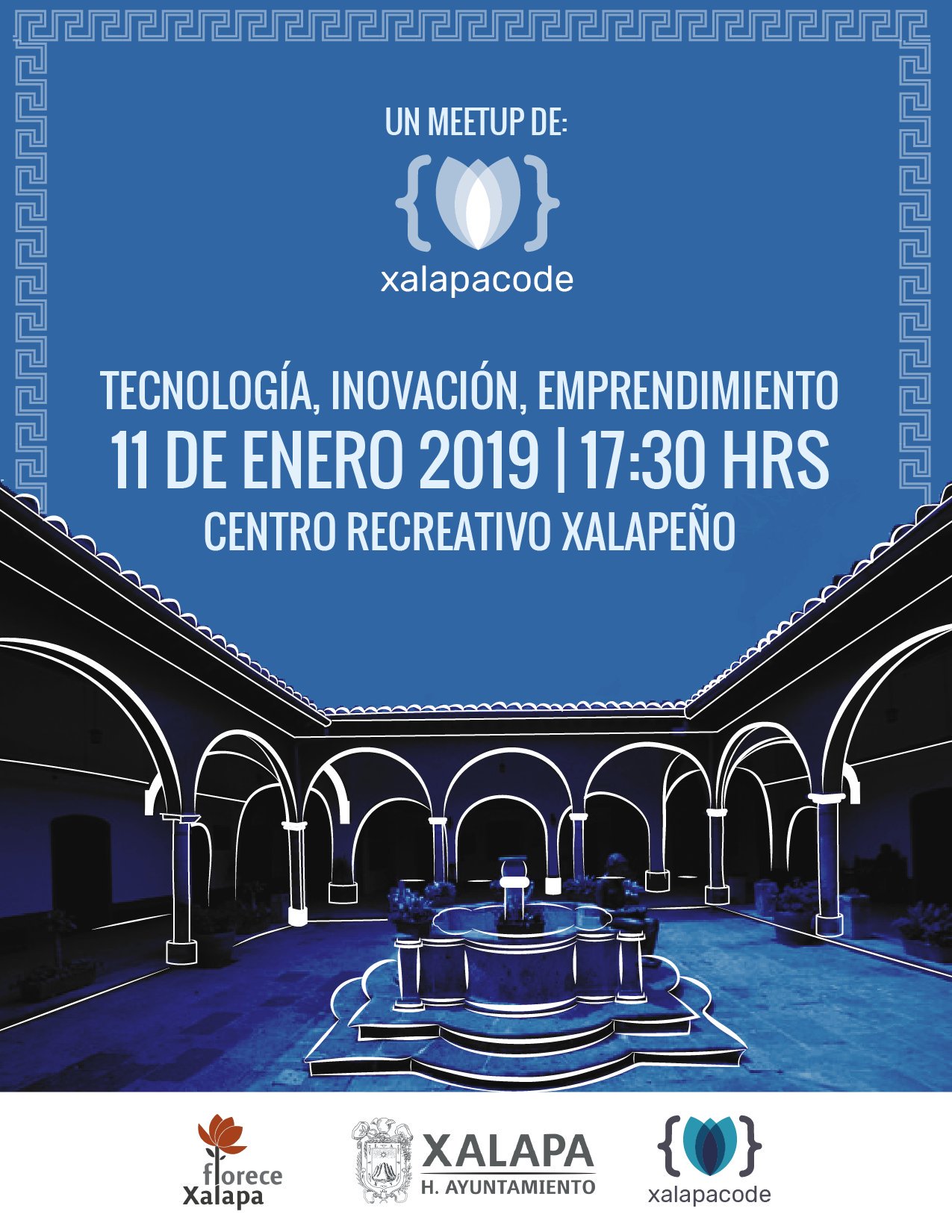 Imagen de cartel de meetup enero 2019